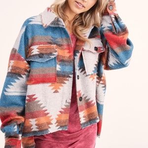 Eldorado Aztec Jacket Rust